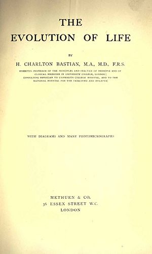 Bastian, Henry Charlton – Evolution of life, 1907 – BEIC 7850008