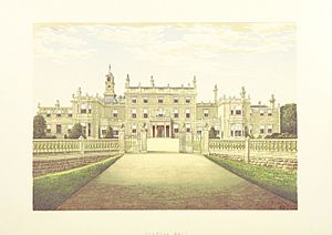 CS p4.208 - Bulwell Hall, Nottinghamshire - Morris's County Seats, 1879
