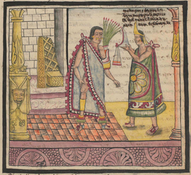 Coronación de Moctezuma II, en el folio 152