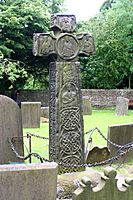 Eyam Celtic Cross, west side