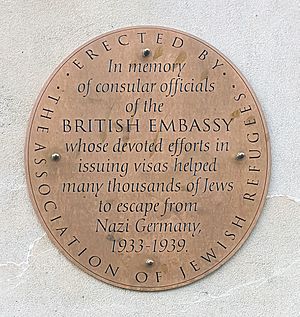 Gedenktafel Wilhelmstr 70 (Mitte) Britische Botschaft