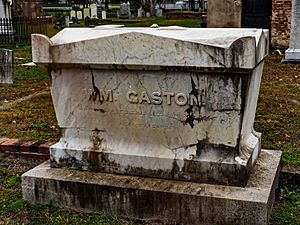 Gravestone of William Gaston