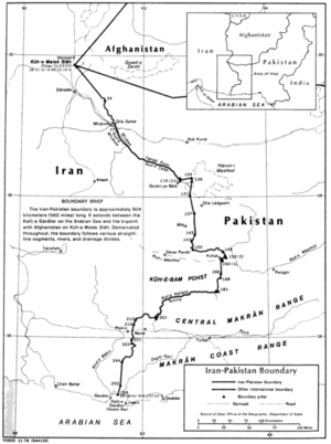 Iran Pakistan boundary