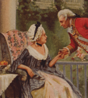 painting of Mary Lindley Murray entertaining General Howe
