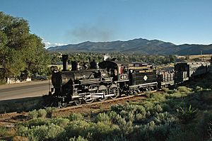 Nevada Northern excursion train, Ely 2005
