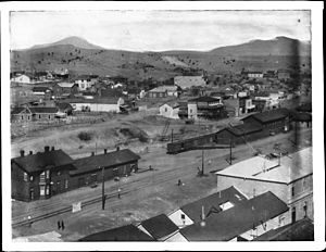 Panoramic view of the city of Nogales, Mexico, ca.1905 (CHS-1523)