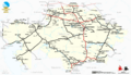 Railway Map of Kazakhstan (kk)