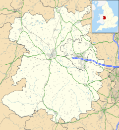 Ditherington is located in Shropshire