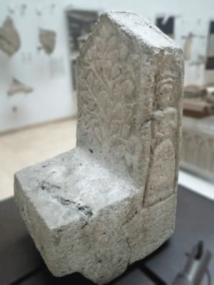 Stone chair of Queen Helen of Bosnia