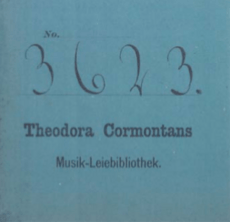 Theodora Cormontan library