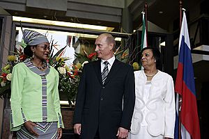 Vladimir Putin in South Africa 5-6 September 2006-13
