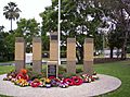 War memorial at The Gap, Queensland - ANZAC Day 2012