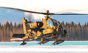 AH-64 Apache conducting pilot certification training Fort Wainwright