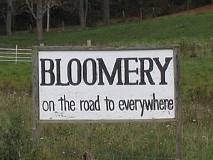 The "Bloomery Sign"