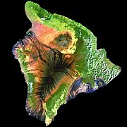 Island of Hawai'i - Landsat mosaic