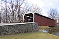 Leaman's Place Covered Bridge Three-Quarters View Buggy 3008px