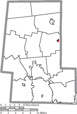 Location of Magnetic Springs in Union County