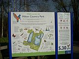 Milton Country Park sign
