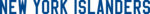 New York Islanders wordmark logo