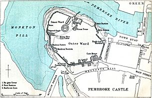 PembrokeCastlePlan1892