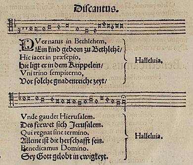Puer natus - Ein Kind geborn (1553)