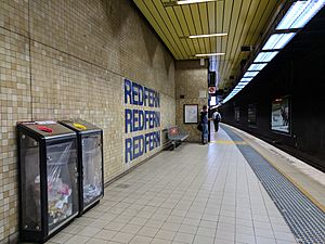 Redfern Station platform 11 April 2018