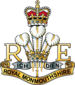 Royal Monmouthshire Militia Cap badge.png