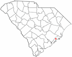 Location of Awendaw in South Carolina