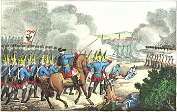 Sachse 1750 bis 1850 pg63 Die Freiberger Schlacht am 29. Oktober 1762 cropped