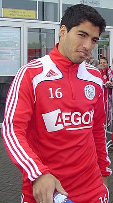 Suarez training Ajax