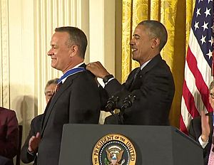 Tom Hanks the Presidential Medal of Freedom 2016