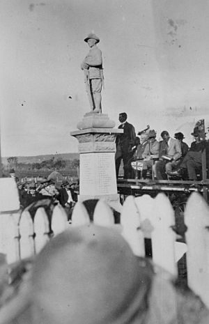 Westbrook War Memorial, Anzac Day 1922