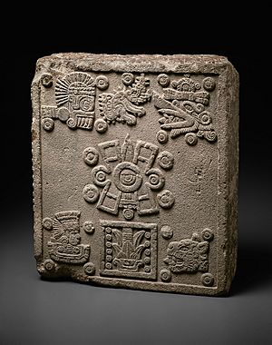 Coronation stone of motecuhzoma ii