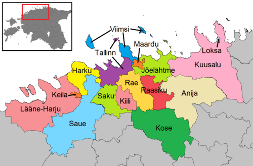 Harju municipalities 2017