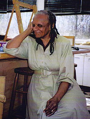 LaFrance in her studio