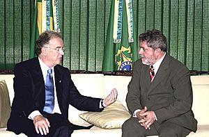 Jorge Sampaio e Lula