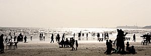 Karachi beach panorama