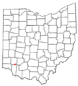 Location of Pleasant Plain, Ohio