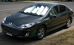 Peugeot 407 HDi (front view)
