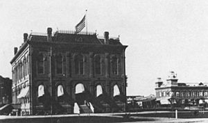 Phoenix Arizona city hall building 1890s