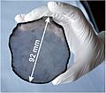 Single-crystal CVD diamond disc