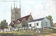 St Mary's Church, Reading, 1800-1809