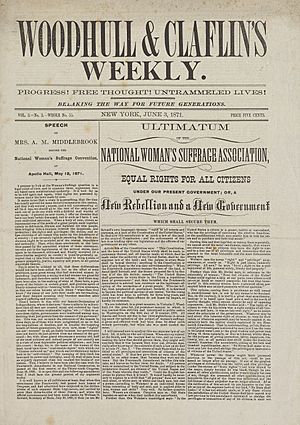 Woodhull & Claflin's Weekly june 3 1871
