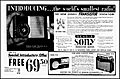 Advertising For Sony Transistor Radios (TR-6, TR-63 & TR-72) In The Vancouver Sun Newspaper, July 26, 1957 (46264879332)