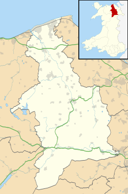 Castell Dinas Brân is located in Denbighshire