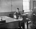 Female employee in Master Mechanics office, Altoona, PA, 1919