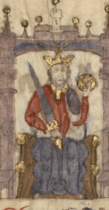 Fernando IV de Castela - Compendio de crónicas de reyes (Biblioteca Nacional de España)