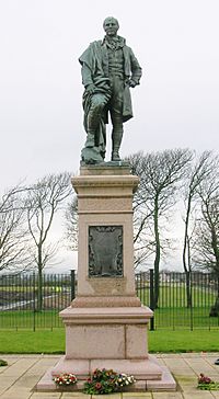 Irvine Burns Monument