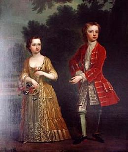 Lord and Lady John and Anne Egerton by Charles Jervas, 1716