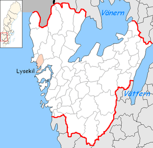 Lysekil Municipality in Västra Götaland County.png